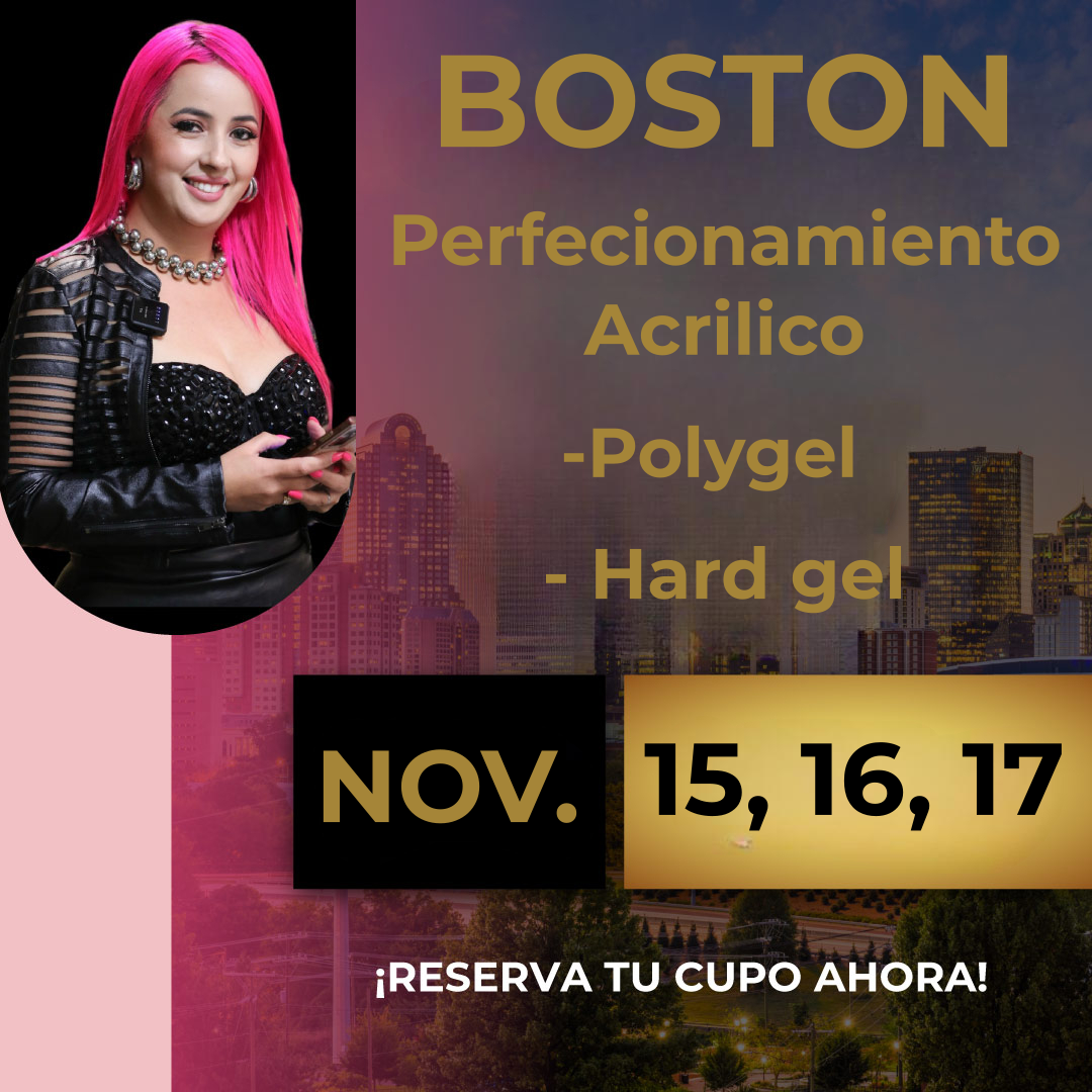 Perfeccionamiento en acrilico, polygel y hard gel NOV. 15,16 y 17 (Financiado)